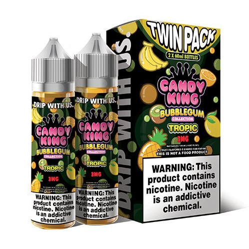 Candy King EJuice Bubble Gum Tropic 120ml - 0 MG