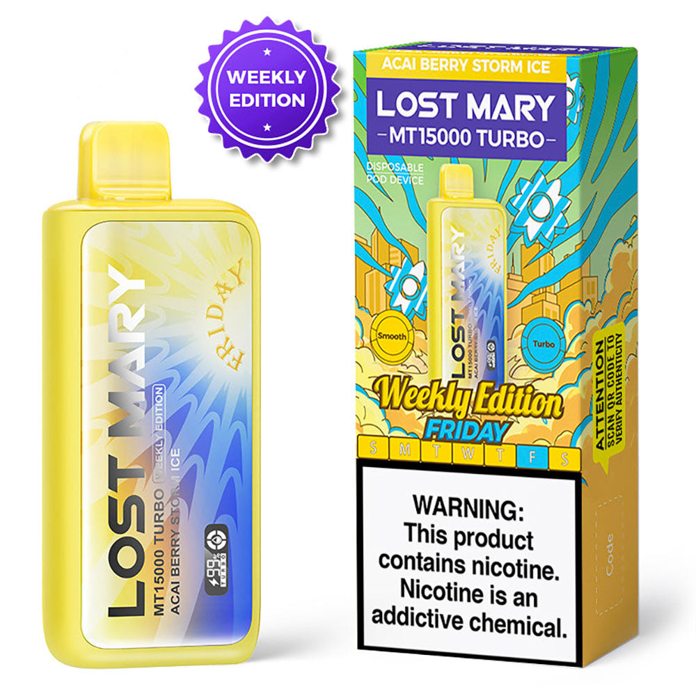 Lost Mary MT15000 Turbo Weekly Edition Bar Vapes