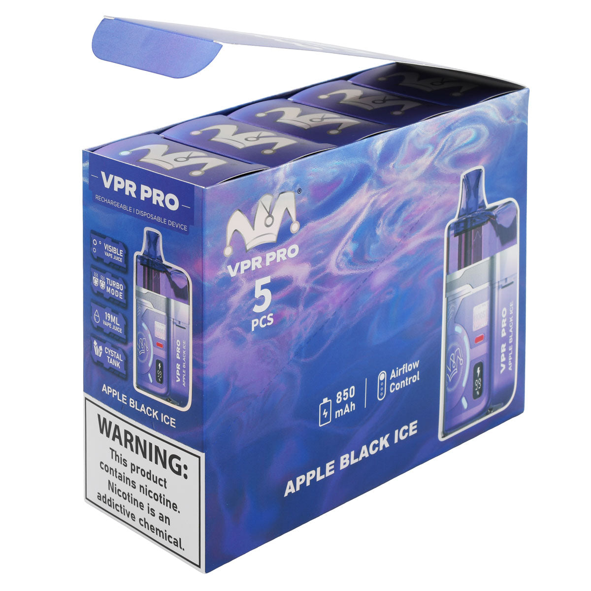 5pcs POP Apple Black Ice VPR 40K