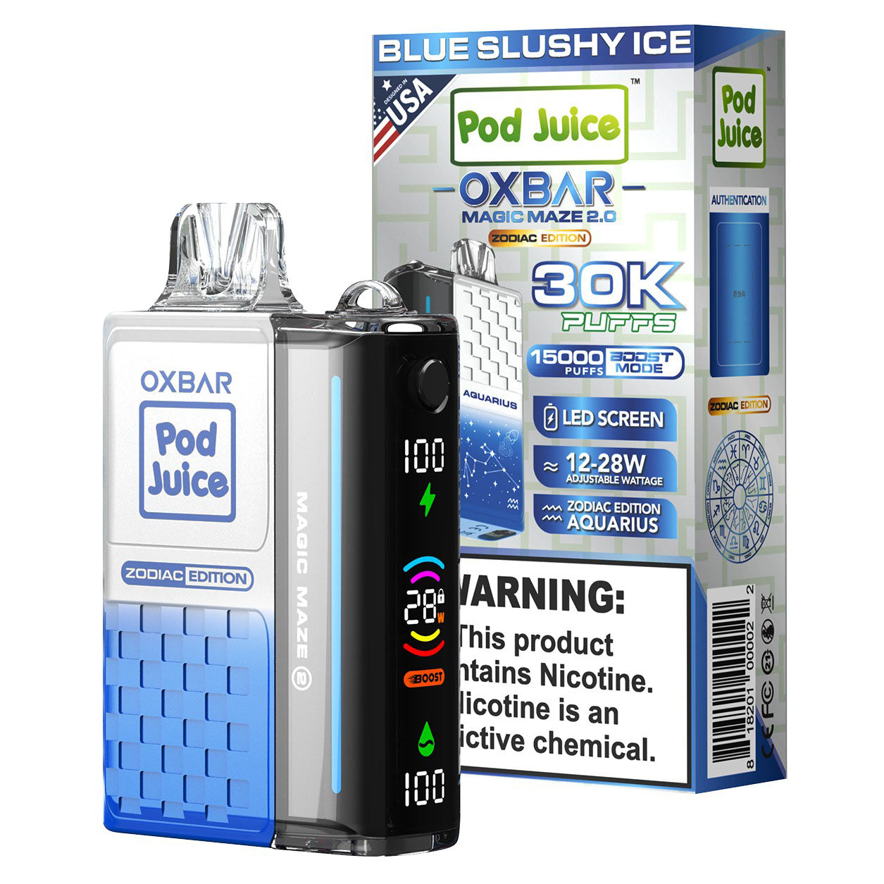 OXBAR Magic Maze 2 | Zodiac Edition 30K POD Juice Disposable