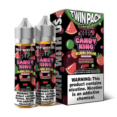 Candy King EJuice Strawberry Watermelon BubbleGum 120ml