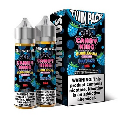 Candy King EJuice 120ml BubbleGum Blue Razz