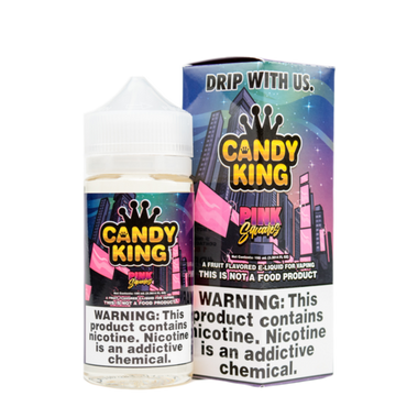 Candy King E Juice Pink Squares 100ml