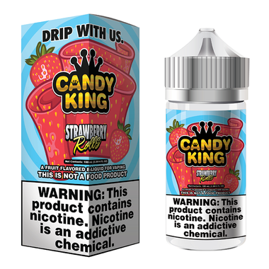 Candy King Strawberry Rolls EJuice 100ml