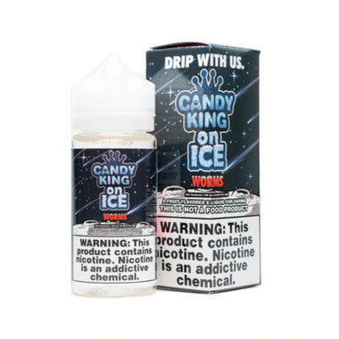 Candy King E Juice Worms Ice 100ml