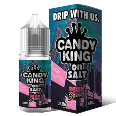 Candy King On Salt Pink Squares E Juice 30ml