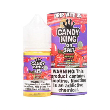 Candy King Salt Ejuice Strawberry Watermelon Bubble Gum 30ml