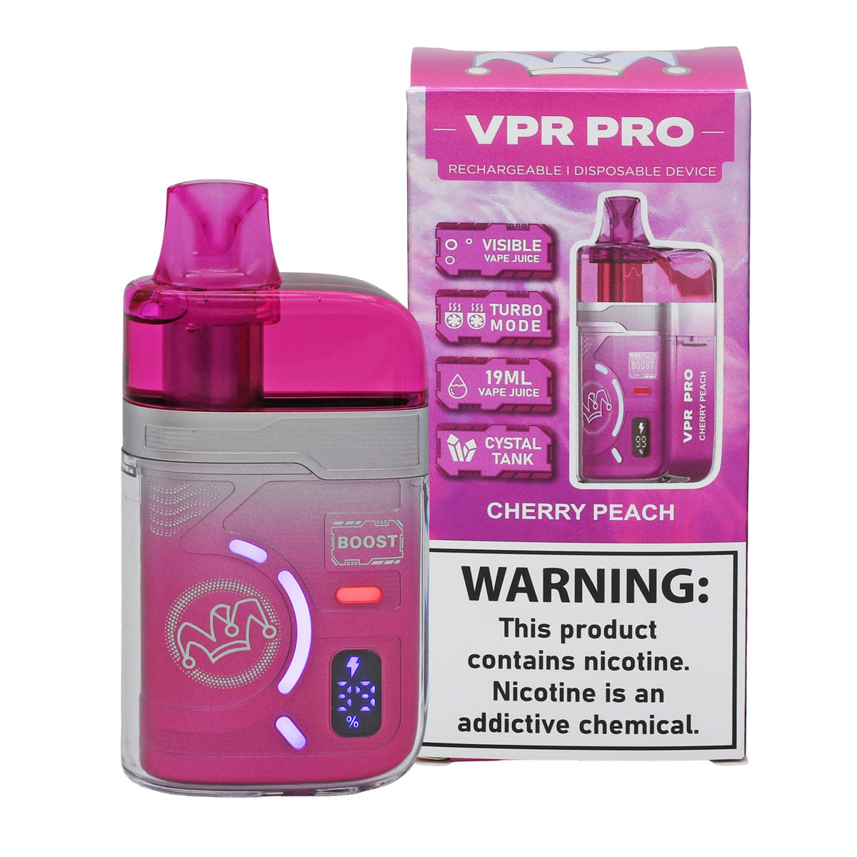 Cherry Peach Elf VPR 40K dispo vape