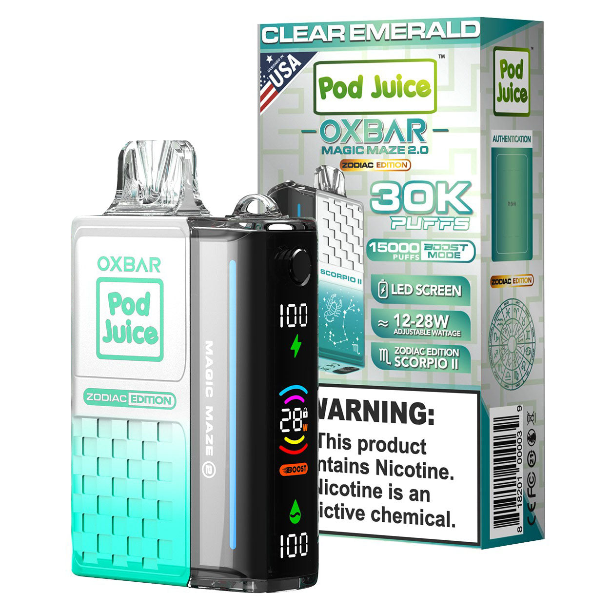 OXBAR Magic Maze 2 | Zodiac Edition 30K POD Juice Disposable