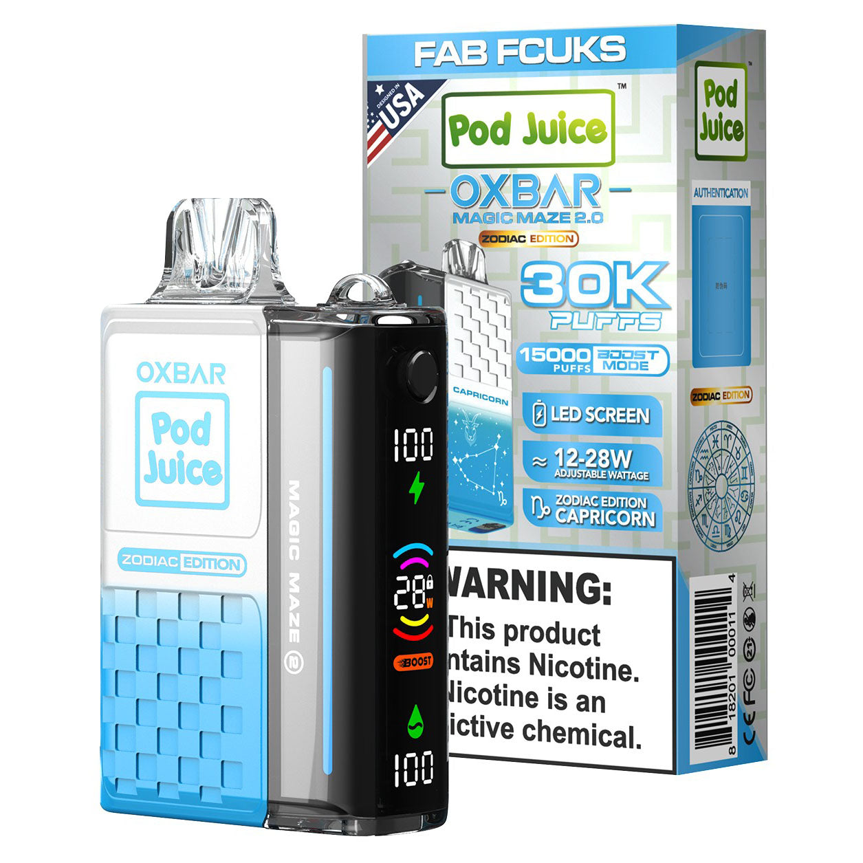 OXBAR Magic Maze 2 | Zodiac Edition 30K POD Juice Disposable