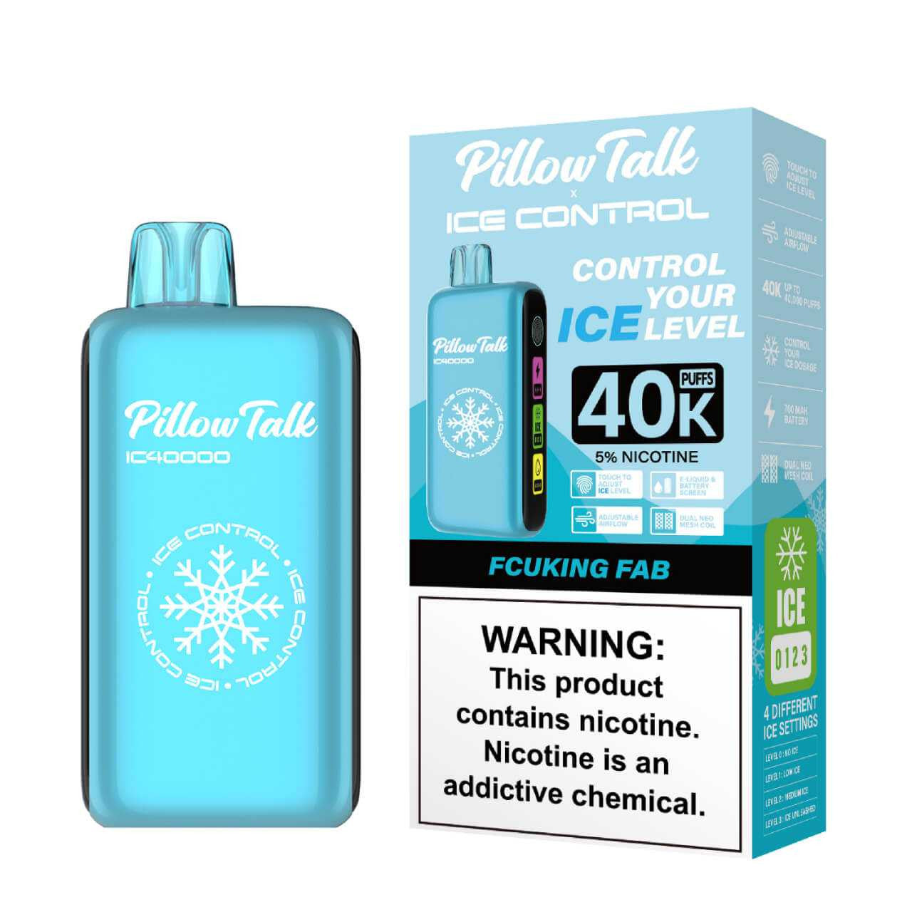 Pillow Talk IC40000 Disposable Vape - 20mL / 4K Puffs