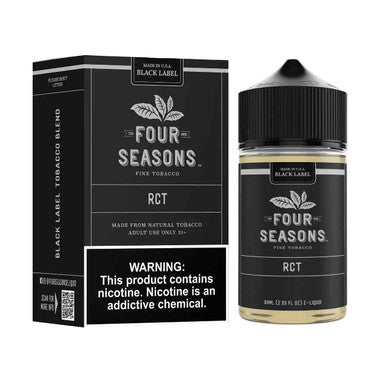 Four Seasons Black Label RCT 60ml Vape Juice