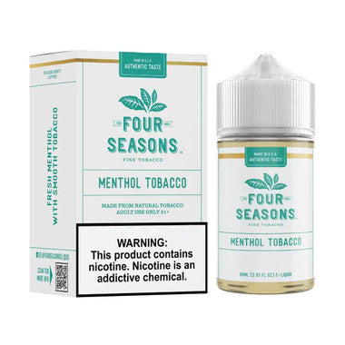 Four Seasons Menthol Tobacco 60ml Vape Juice