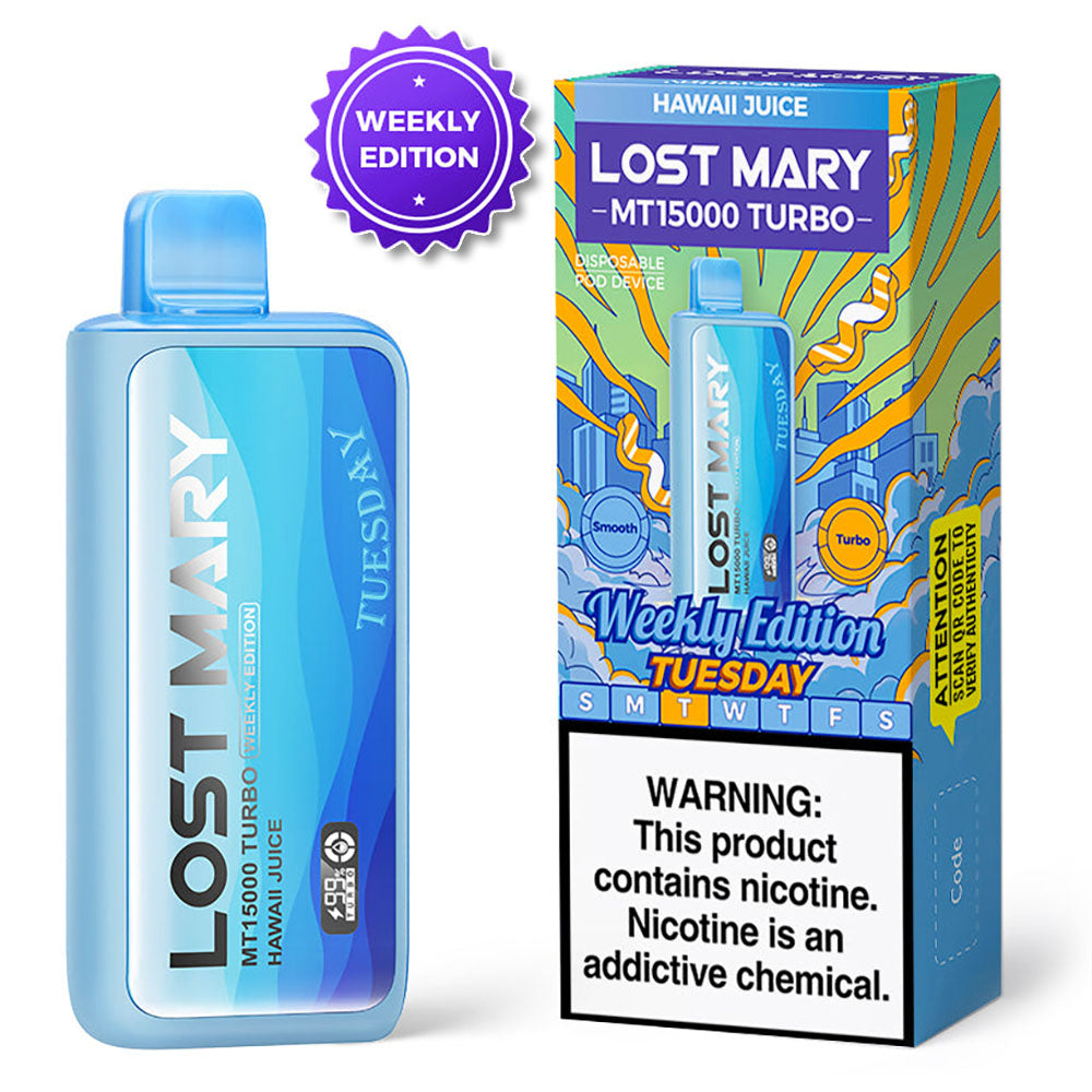 Lost Mary MT15000 Turbo Weekly Edition Bar Vapes