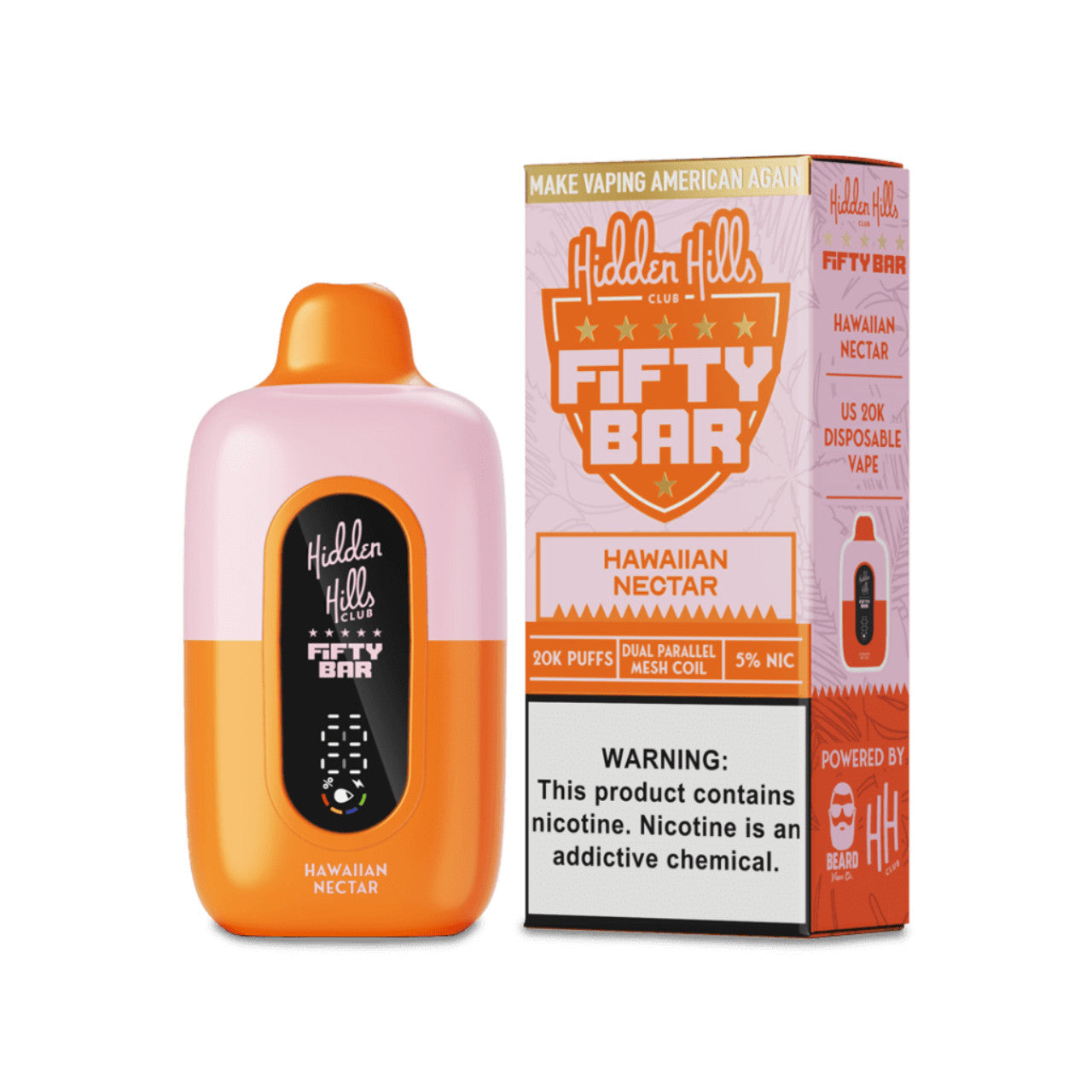 Fifty Bar x Hidden Hills Disposable Vape 20K