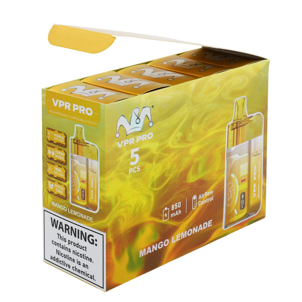 5pcs POP Mango-Lemonade VPR 40K