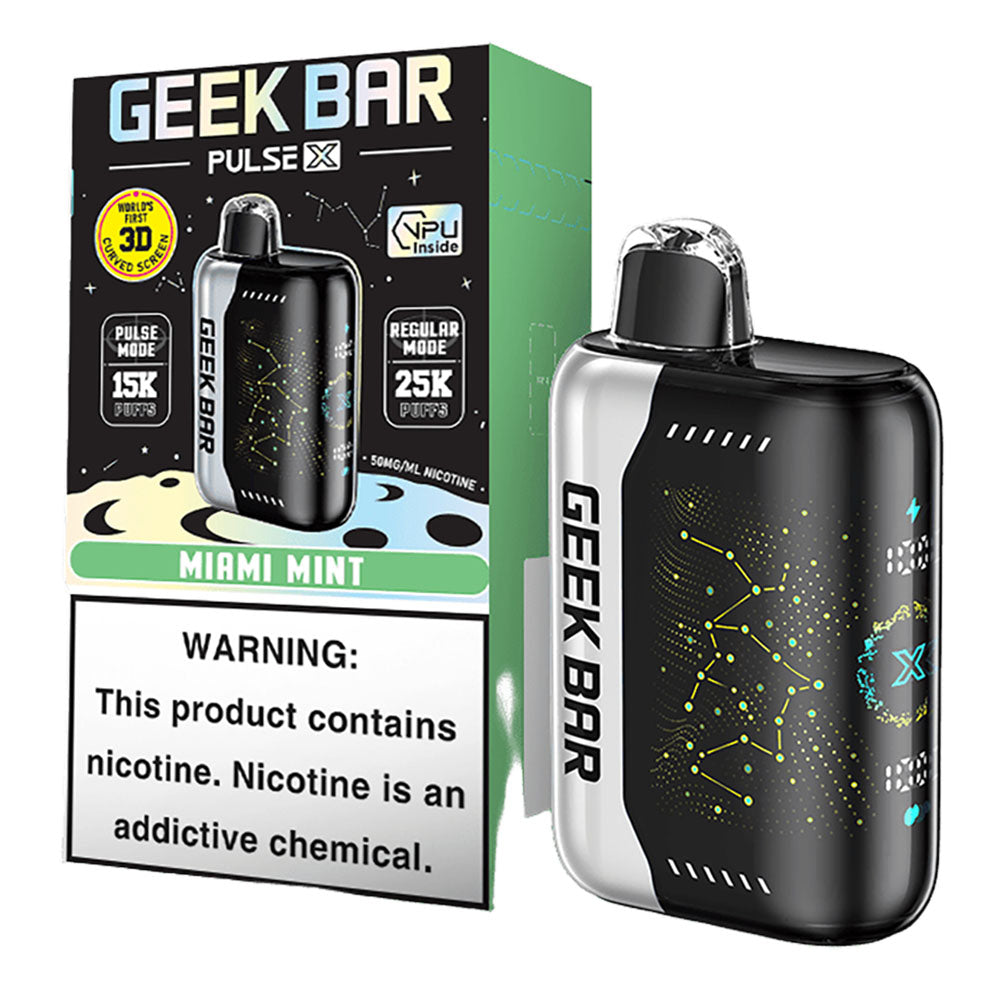 Pulse X Geek Bar Disposable 25,000 Puffs / 18mL Rechargeable