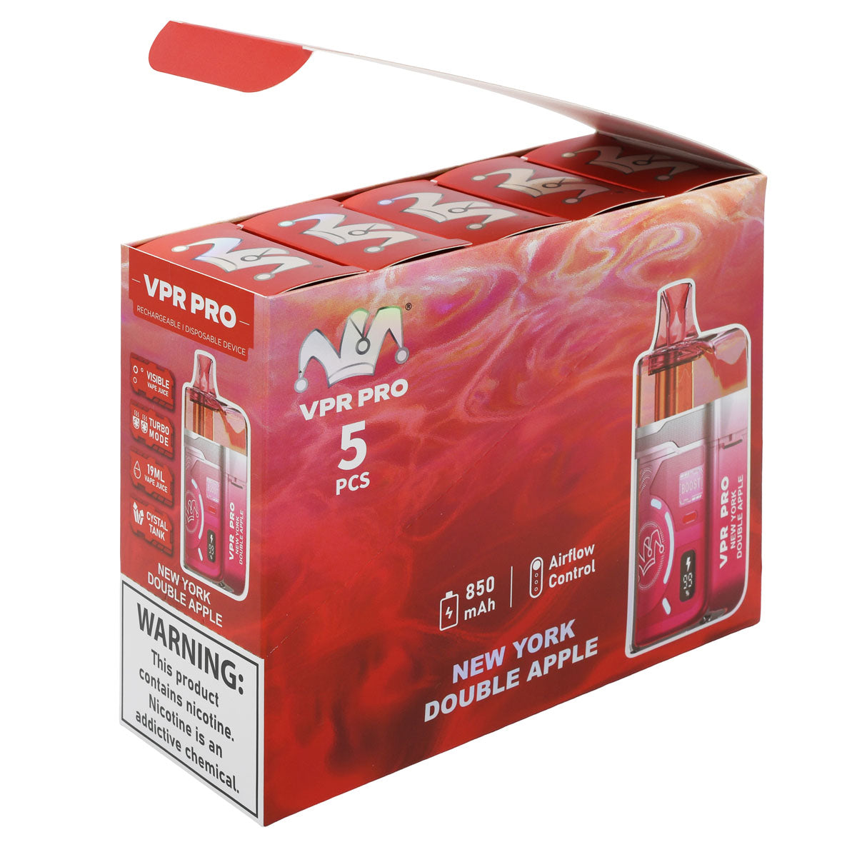 5pcs POP NY-Double-Apple VPR 40K