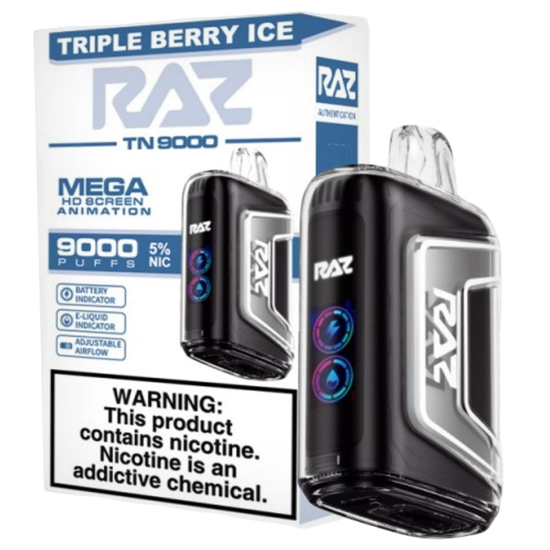 Triple Berry Ice RAZ vape TN9000