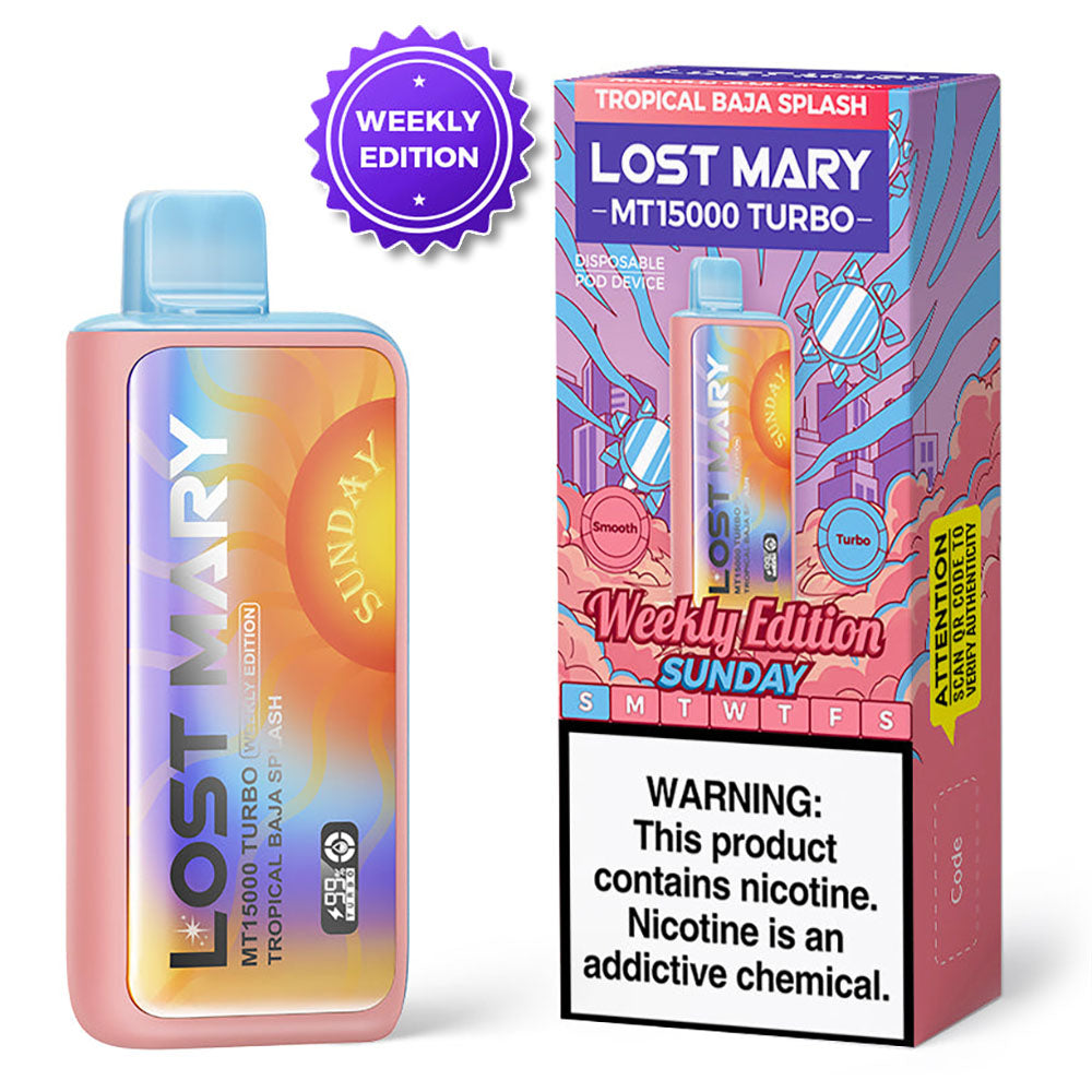 Lost Mary MT15000 Turbo Weekly Edition Bar Vapes