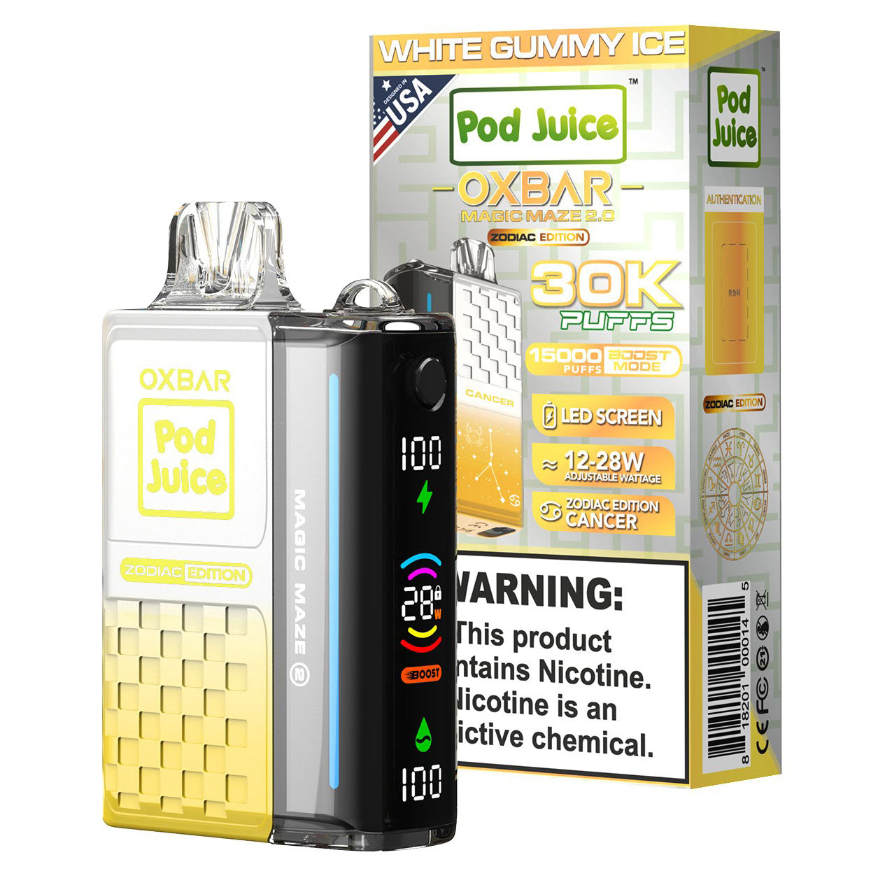 OXBAR Magic Maze 2 | Zodiac Edition 30K POD Juice Disposable