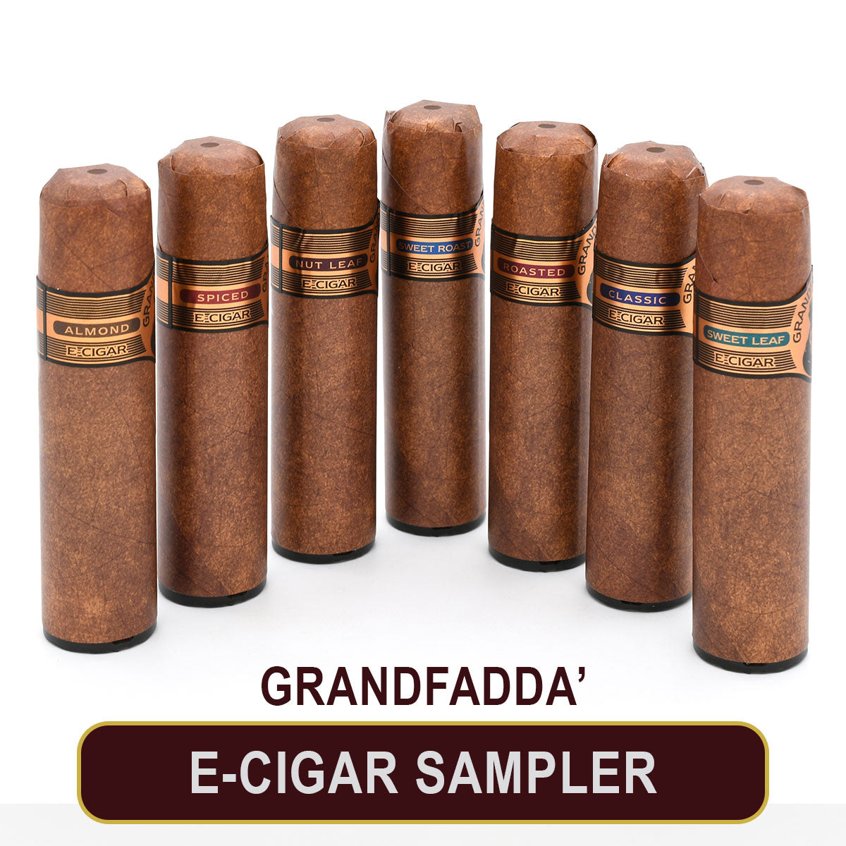 Grandfadda E-Cigar Sampler - 7 Tobacco Flavors