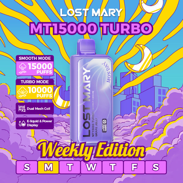 Lost Mary MT15000 Turbo Weekly Edition Bar Vapes