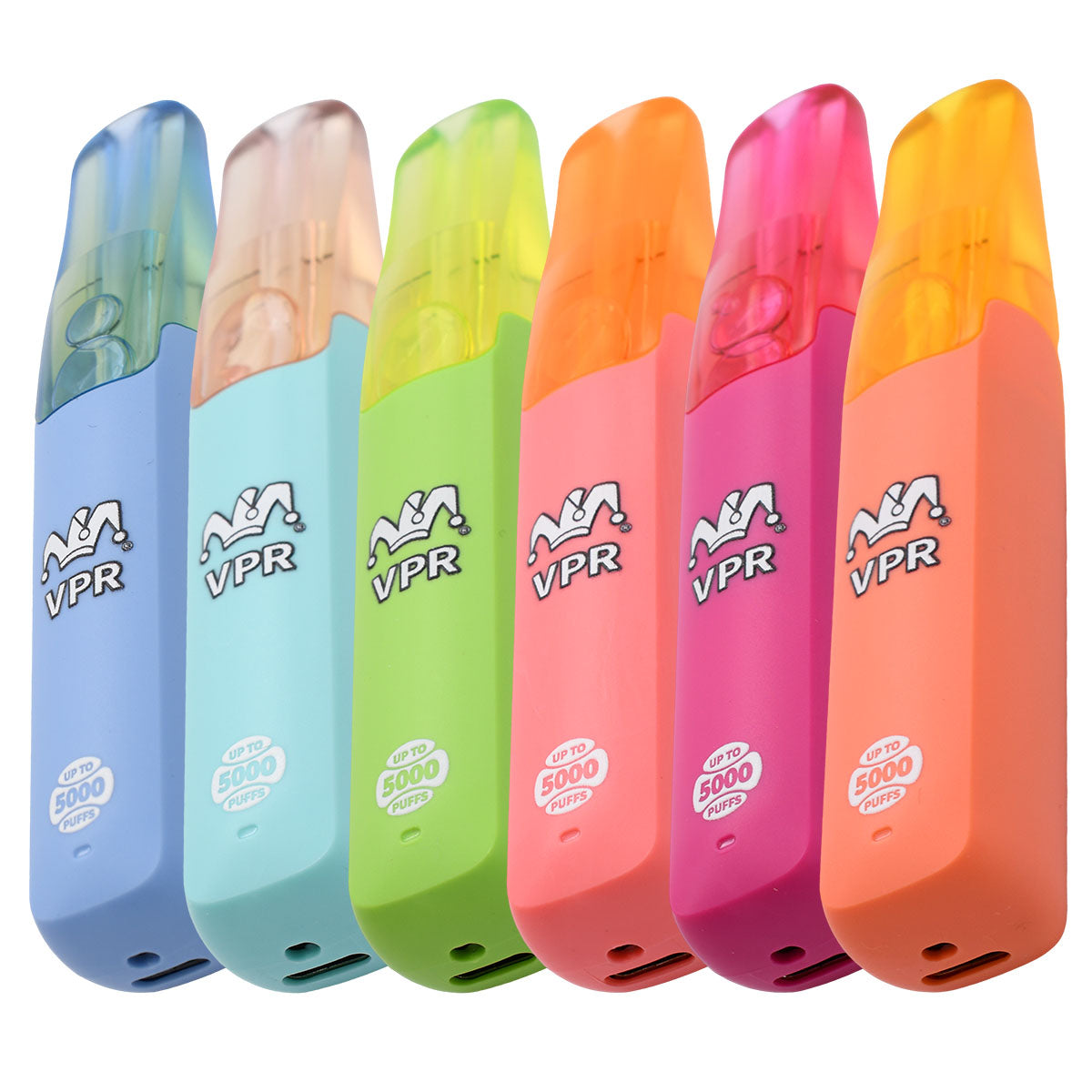 6 Vape Flavors of VPR 5000 Disposable Vape Pen