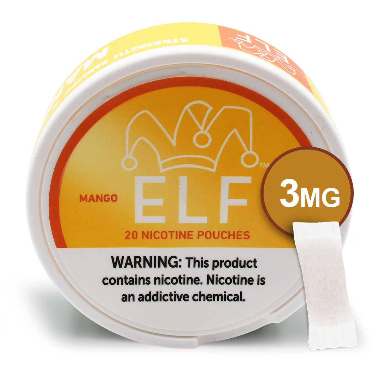 Mango 3 MG Nicotine Per Pouch