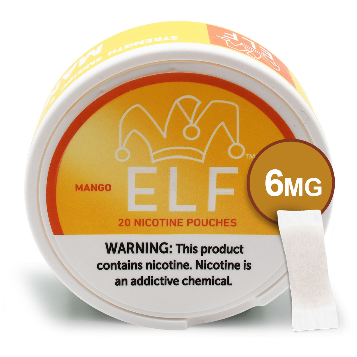 Mango 6 MG Nicotine Per Pouch