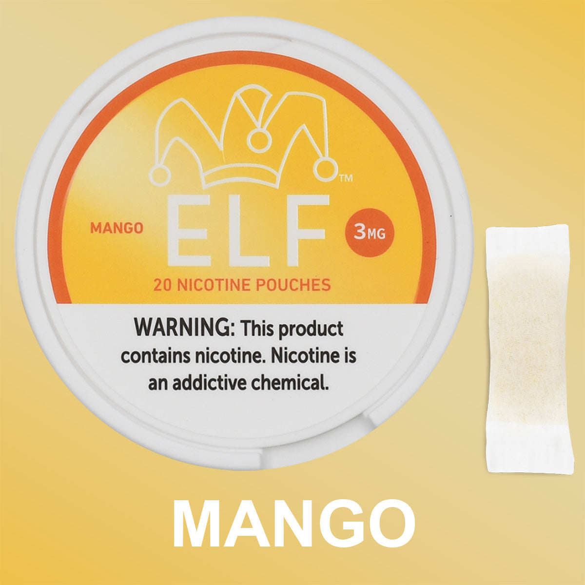Mango 20ct Nicotine Pouches Can