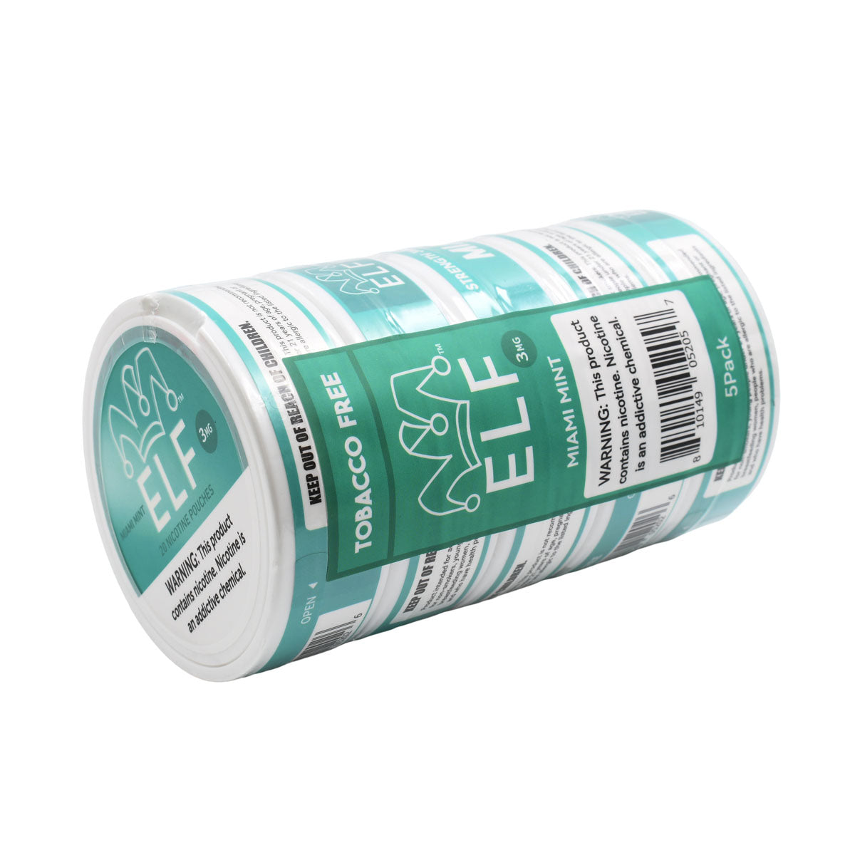 Miami Mint Nic Pouches  5-Pack