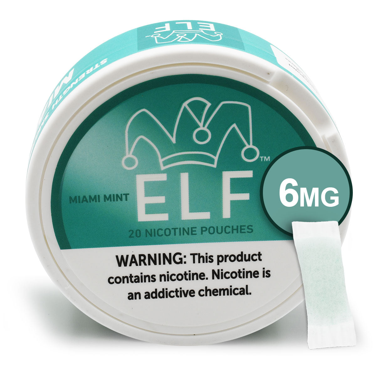 Miami Mint 6 MG Nicotine Per Pouch