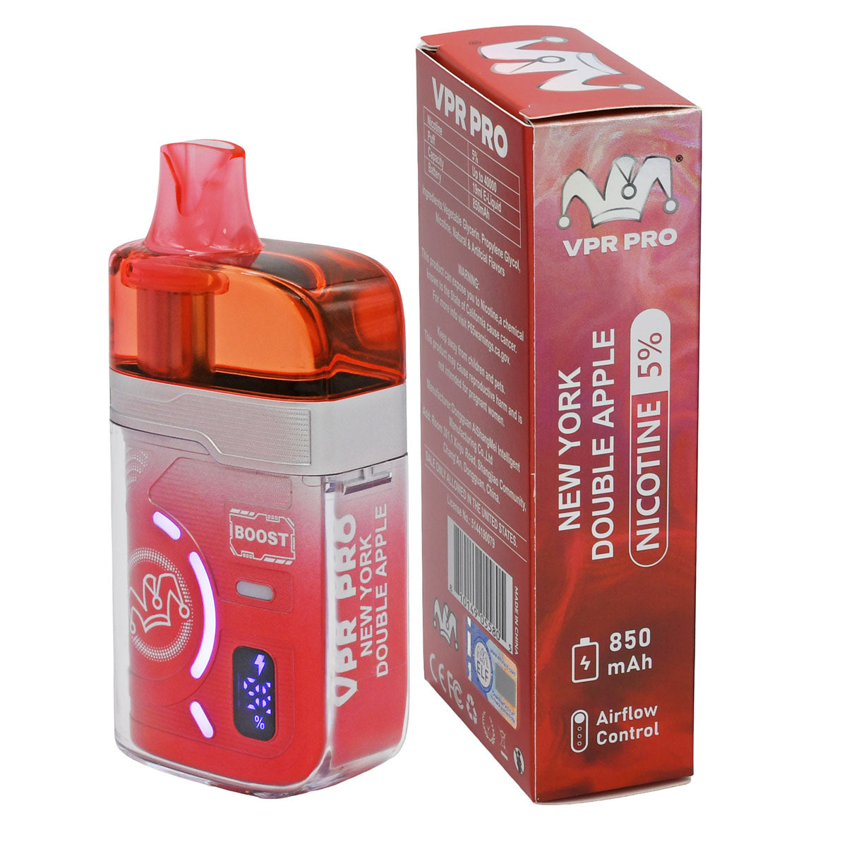 NY Double Apple 40K disposable unit + box