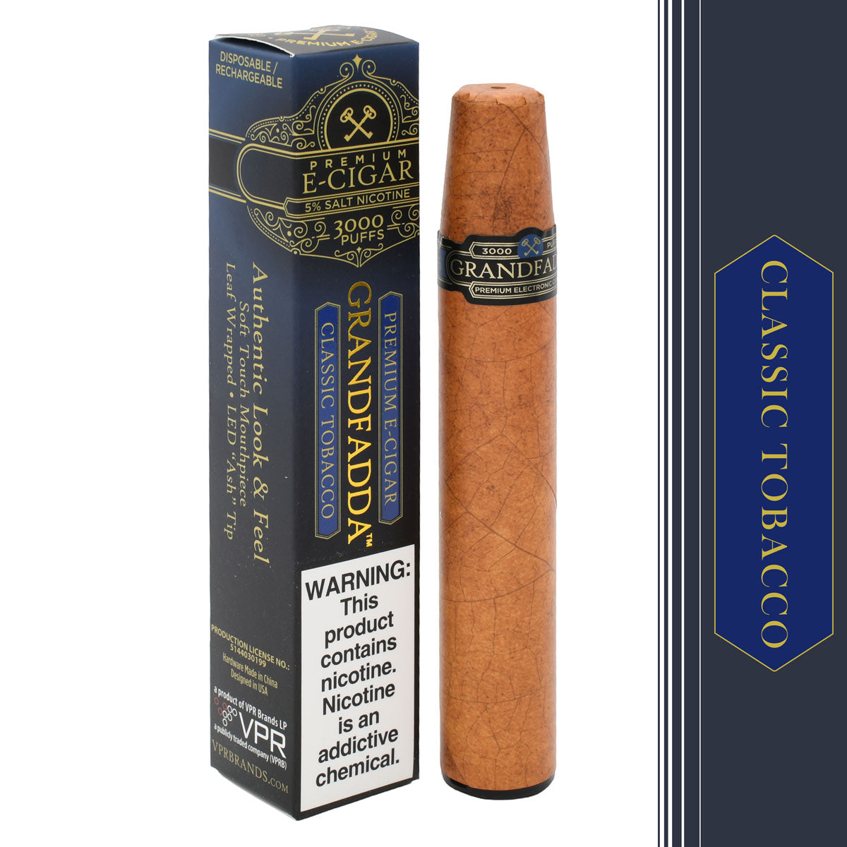 Grandfadda Classic Tobacco Electronic Cigar