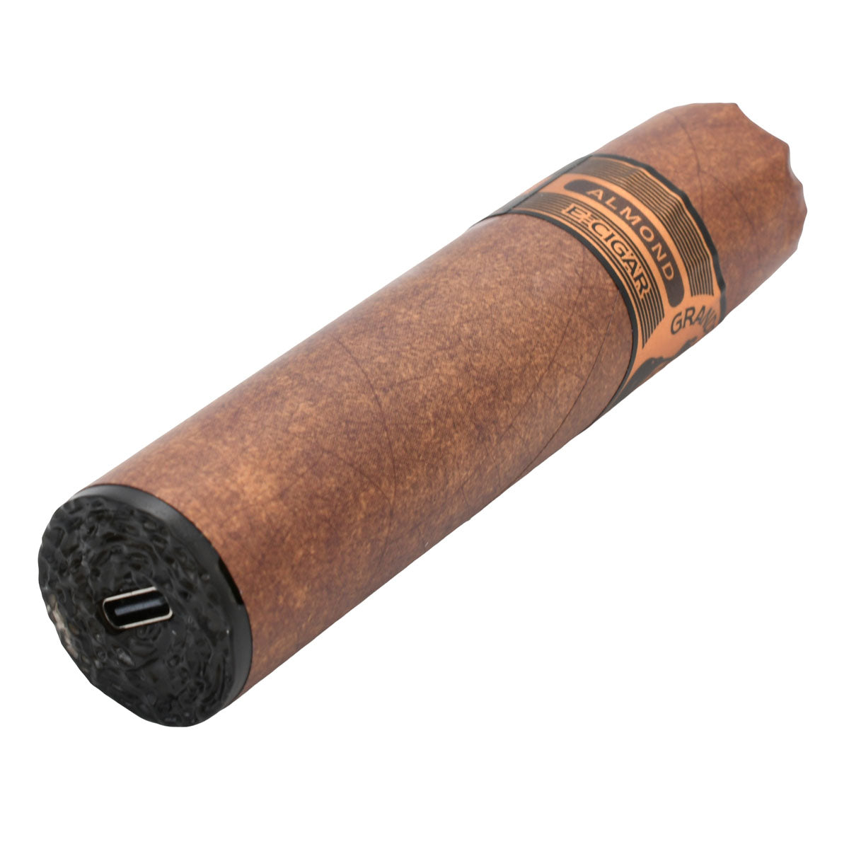 Almond Tobacco Gordo E-Cigars by Grandfadda - side view