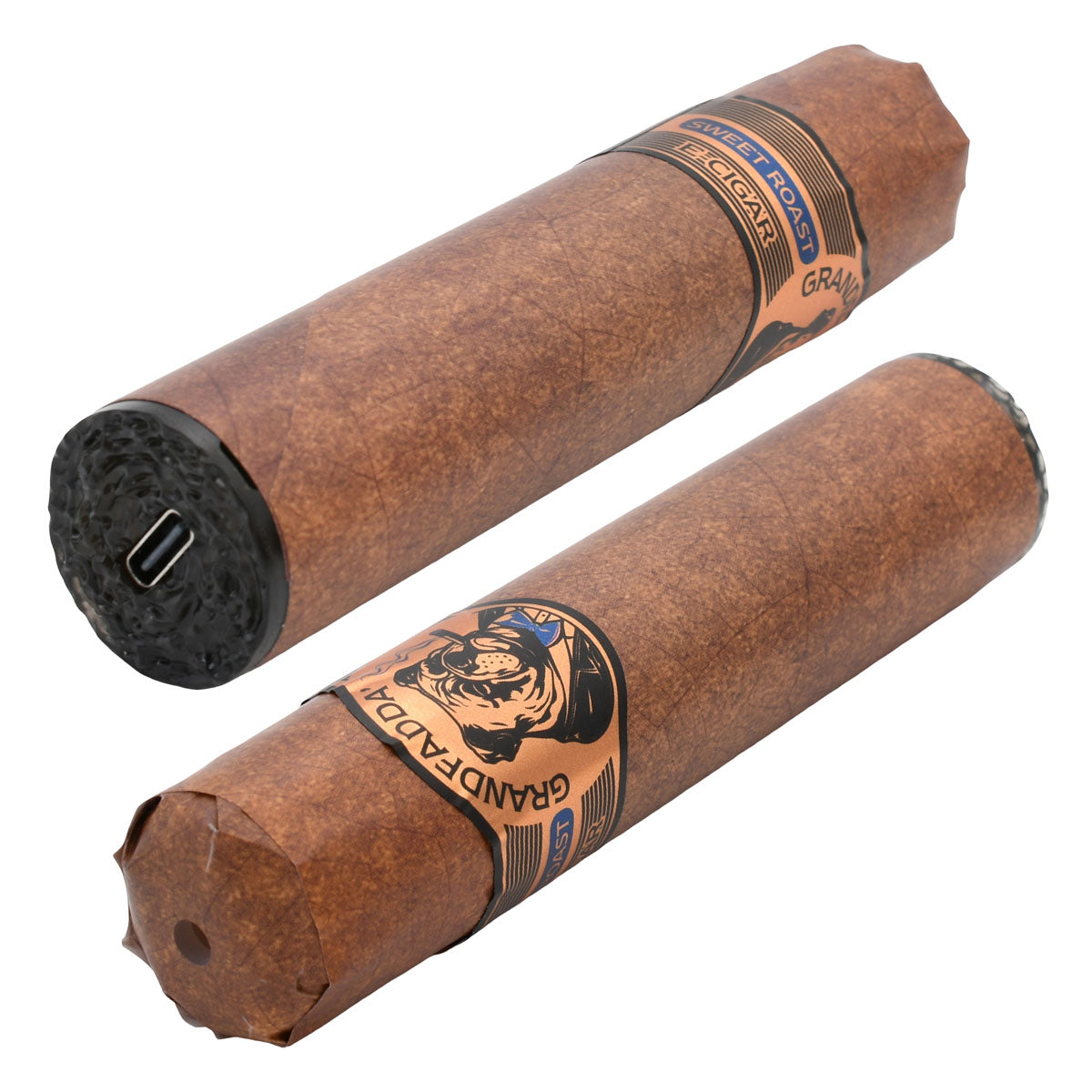 Sweet Roast Tobacco Gordo E-Cigars by Grandfadda - side view