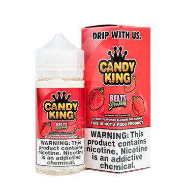 Candy King Salt E Juice Strawberry Belts 30ml