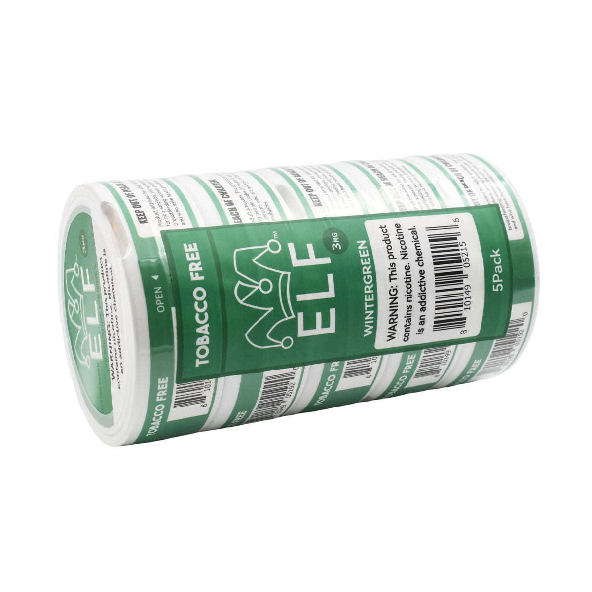 Wintergreen Nic Pouches  5 Pack